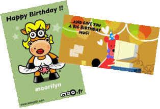 Mes cartes d'anniversaire