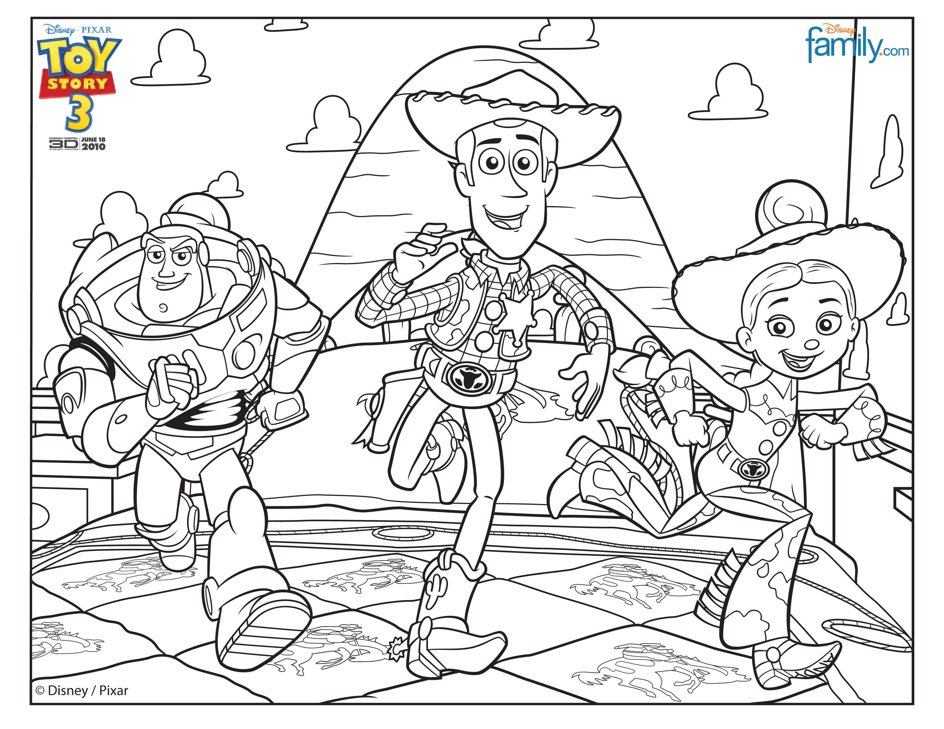 disney printable coloring pages toy story - photo #22