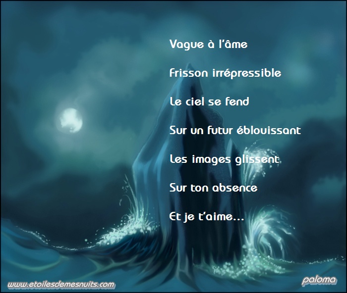 Vague A L Ame Etoiles De Mes Nuits